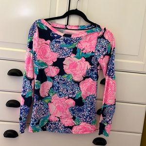 Long sleeve floral tee